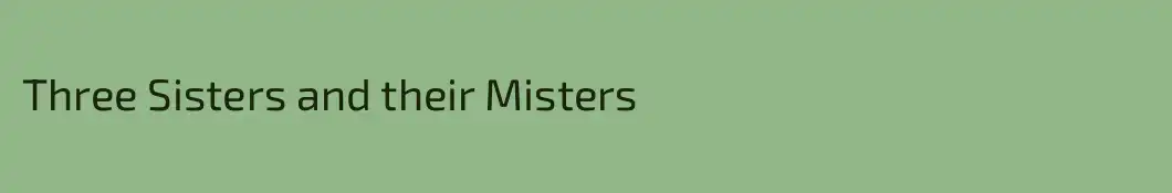 Three Sisters and their Misters